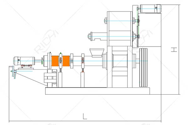 DGP Dry Type Fish Feed Extruder