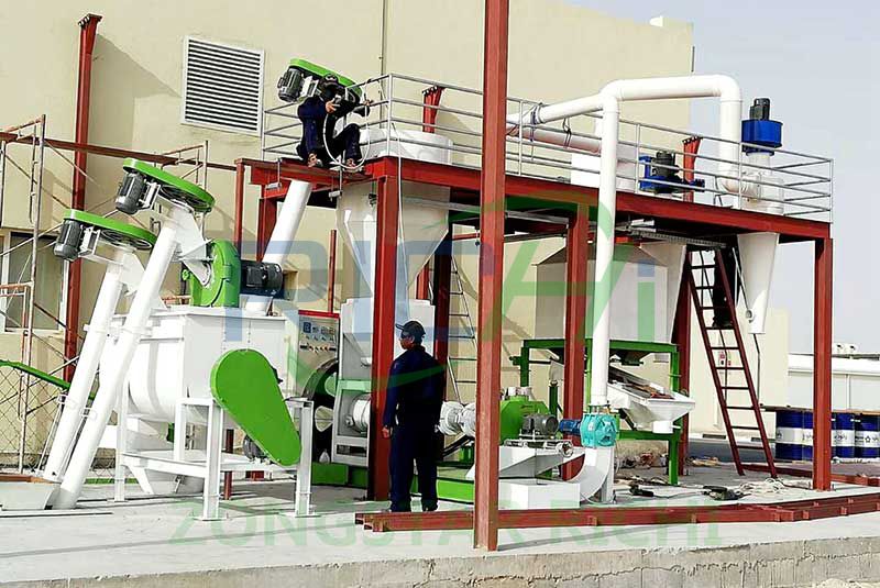 3-4 TPH Feed Pellet Production Line