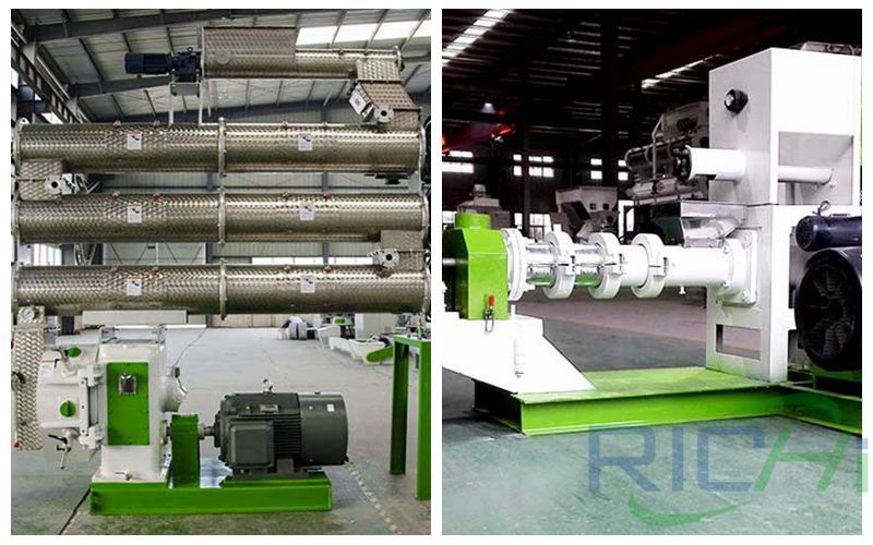 Difference Between Feed Extruder And Feed Pellet Machine