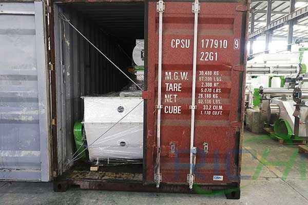 1-2T/H wood pellet production line has started the trip to TAIWAN!