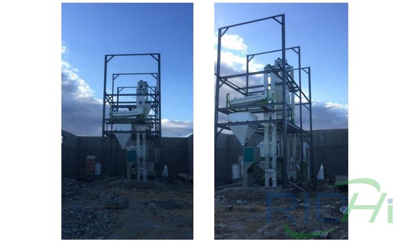 Uzbekistan 4T/H Animal feed pellet line project