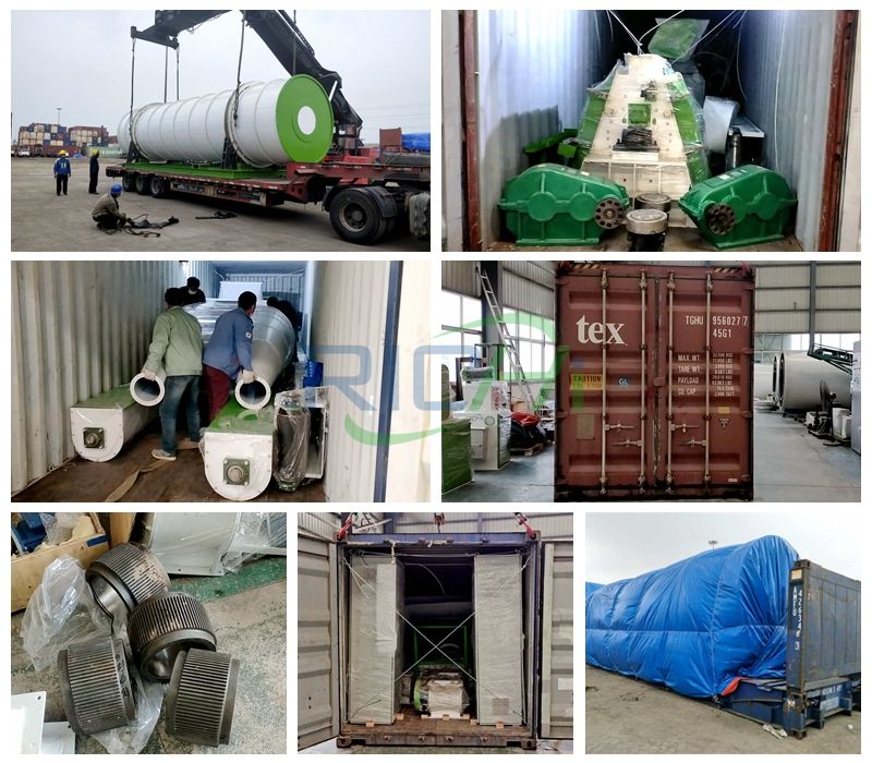 Delivery site of feed wood pellet machinery and equipment