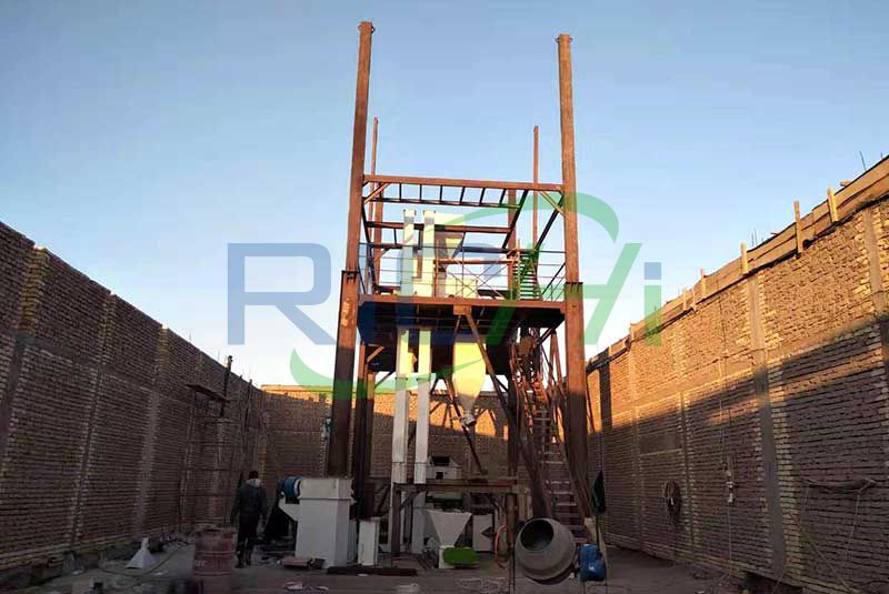 Uzbekistan 3-5T/H Chicken Feed Pellet Plant