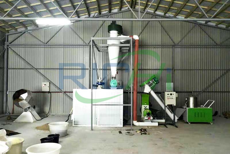 Ukraine 100-150KG/H Floating Fish Feed Production Line