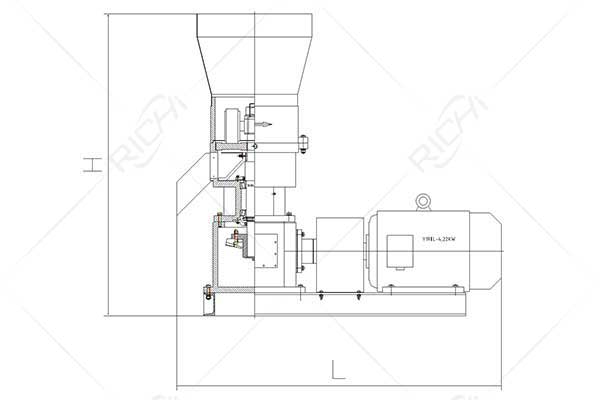 Electric Flat Die Pellet Machine