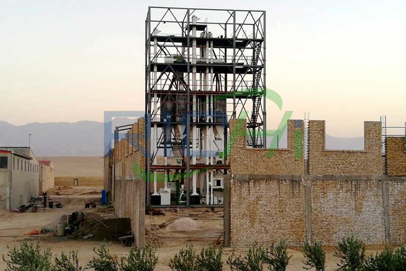 Uzbekistan 10-15T/H Poultry Feed Pellet Plant