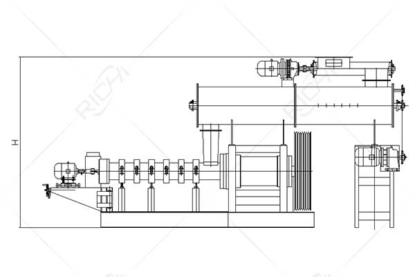 DSP Wet Type Fish Feed Extruder