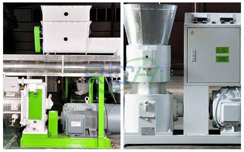 Ring die pellet machine and flat die pellet machine: equipment for making cattle feed pellets