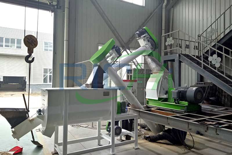 Tanzania 1-2T/H Poultry Feed Powder Production Line