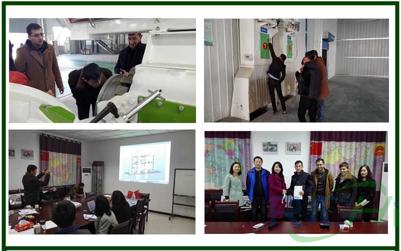 Uzbekistan customers visit the factory