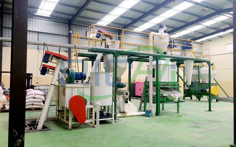 Inner Mongolia feed pellet machine production line
